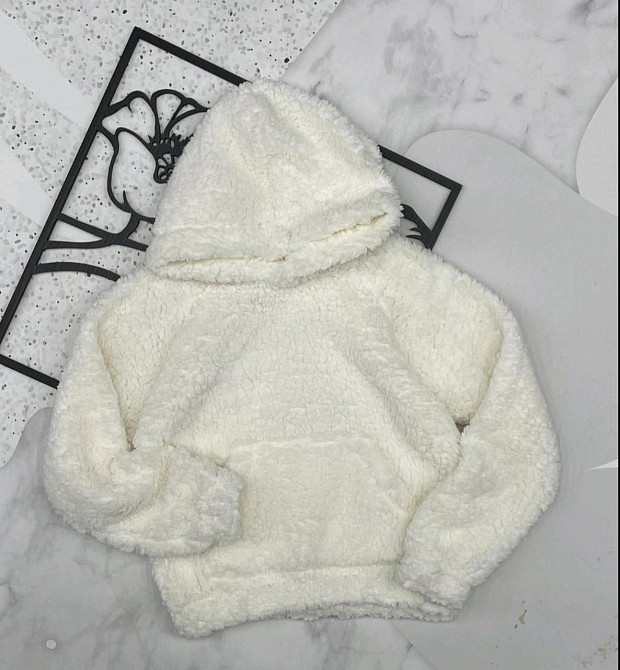 Худи на девочку барашек Тедди молоко 128,134,140,146,152 Николаев - изображение 1