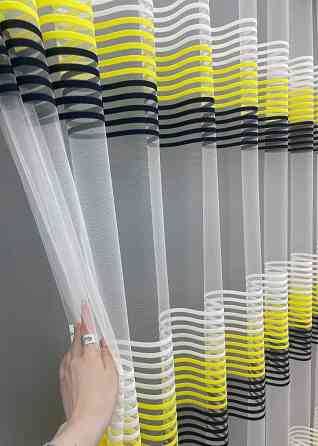 Тюль фатин полосы, коллекция 