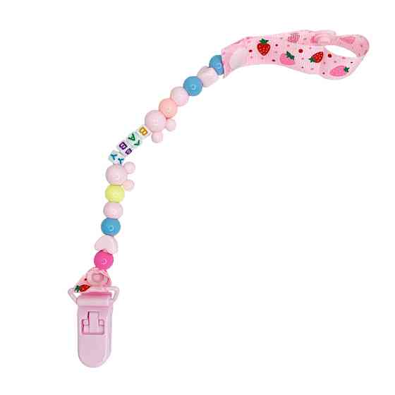 Тримач для пустушки Baby MGZ-0503(Pink) 34 см Вінниця