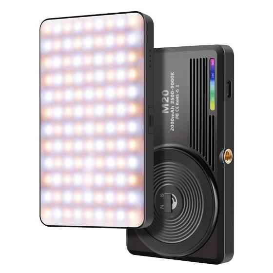 Свет портативный магнитный для телефона и камеры 2500-9000К AC Prof M20 RGB Киев