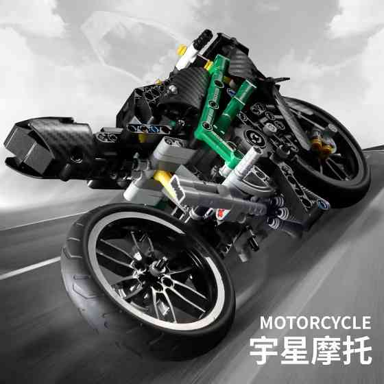 Конструктор детский. Спортивный Мотоцикл байк на 639 деталей, детский Каменец-Подольский