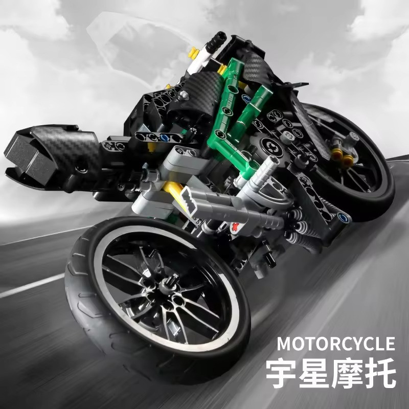 Конструктор дитячий. Спортивний Мотоцикл байк на 639 деталей, дитячий Кам'янець-Подільський - фото 3