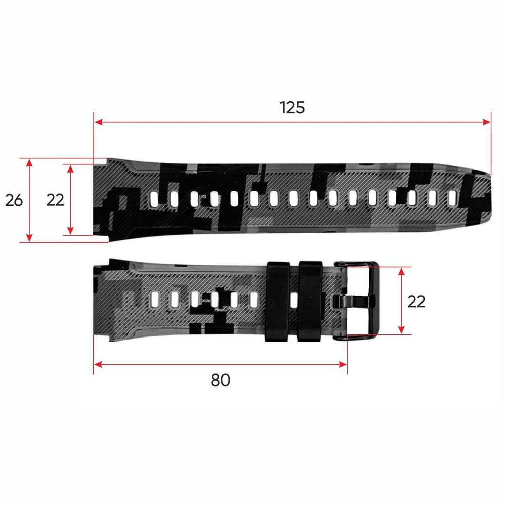 Ремешок для смарт часов Modfit Sniper Pro Camo Grey SBR Киев - изображение 3
