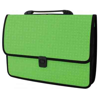 Папка - портфель Economix на застежке, фактура Вышиванка, салатовый (E31641-13) Винница