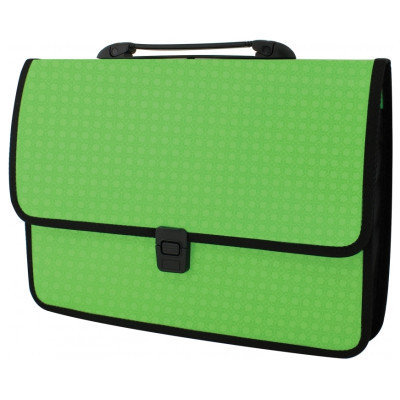 Папка - портфель Economix на застібці, фактура Вишиванка, салатовий (E31641-13) Вінниця - фото 1