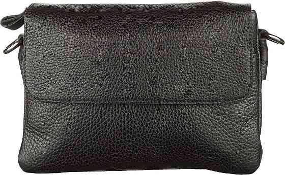 Чоловіча сумка шкіряна, Чорна (SHVIGEL) Київ