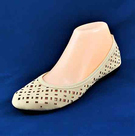 .Жінні Літні Балетки Бежеві Мокасини Туфлі (розміри: 37,38) — 01-7 Дніпро