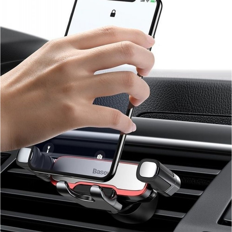 Автотримач для телефона Baseus Mr Hui Gravity Car Mount Silver Киев - изображение 3