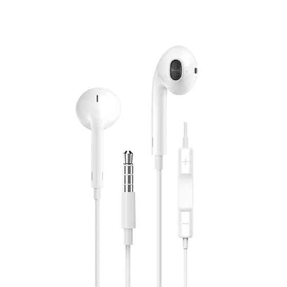 Навушники дротові WIWU EB101 Wired earphone (3.5mm) White Одеса