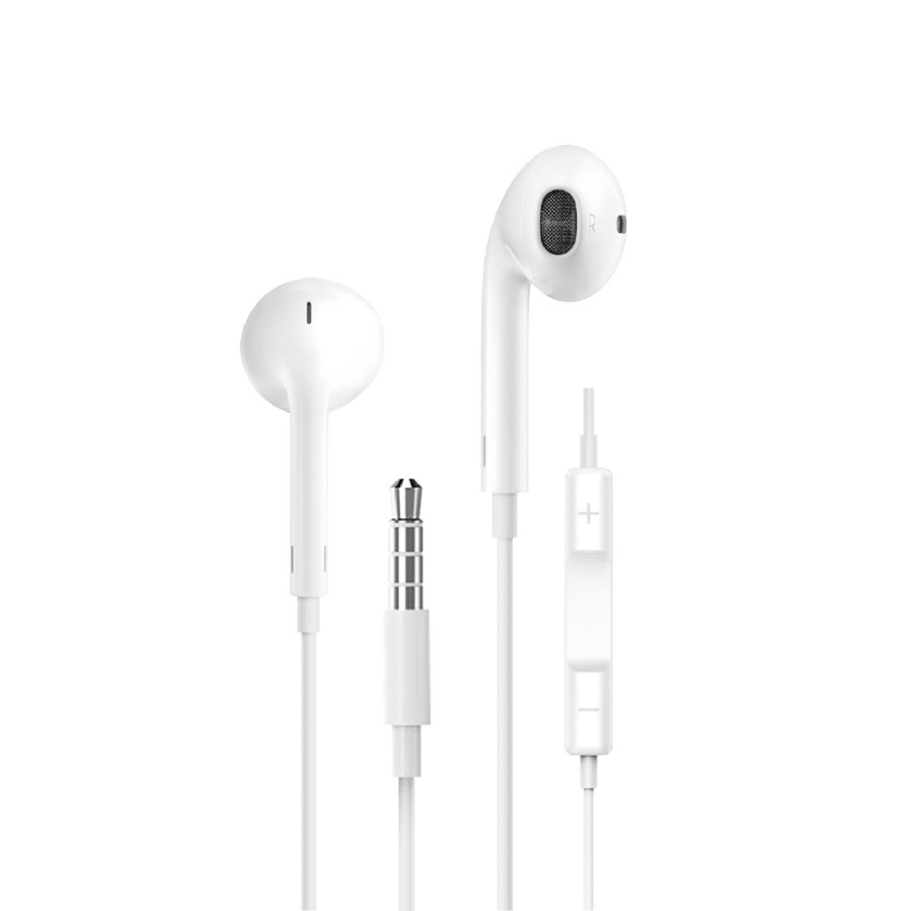 Навушники дротові WIWU EB101 Wired earphone (3.5mm) White Одеса - фото 1