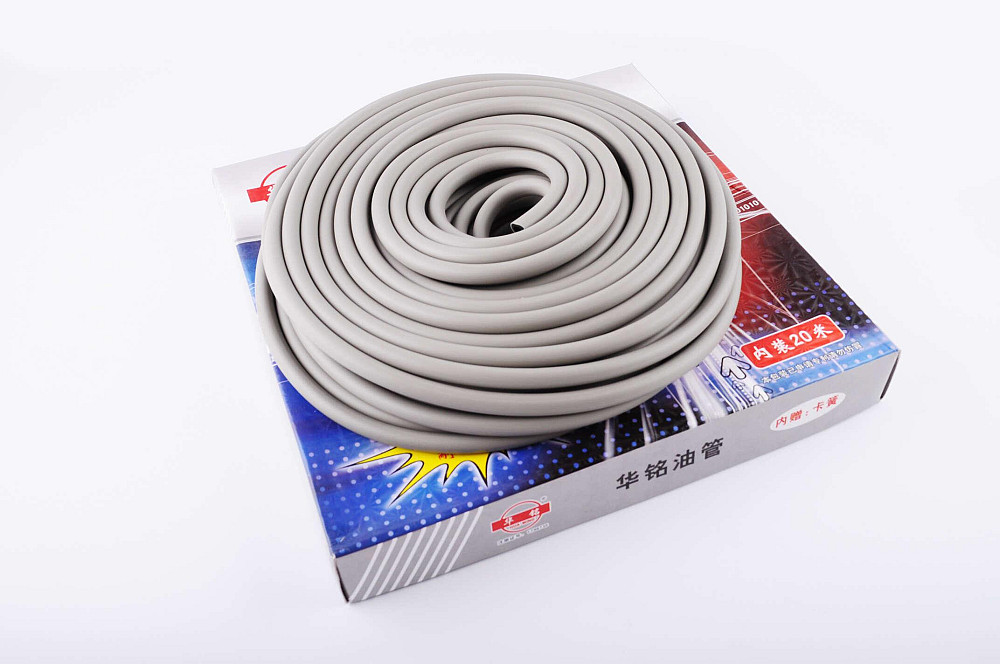 Паливний шланг Ø4mm, 20 метрів (гумовий, сірий) Київ - фото 1