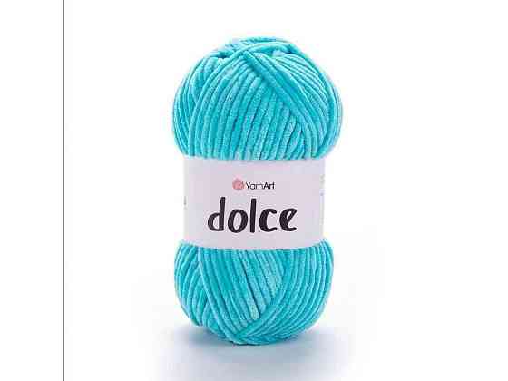 Пряжа Dolce бірюзовий 100% мікрополіестр 120м 100г 5шт/уп 746 ТМ YarnArt Київ
