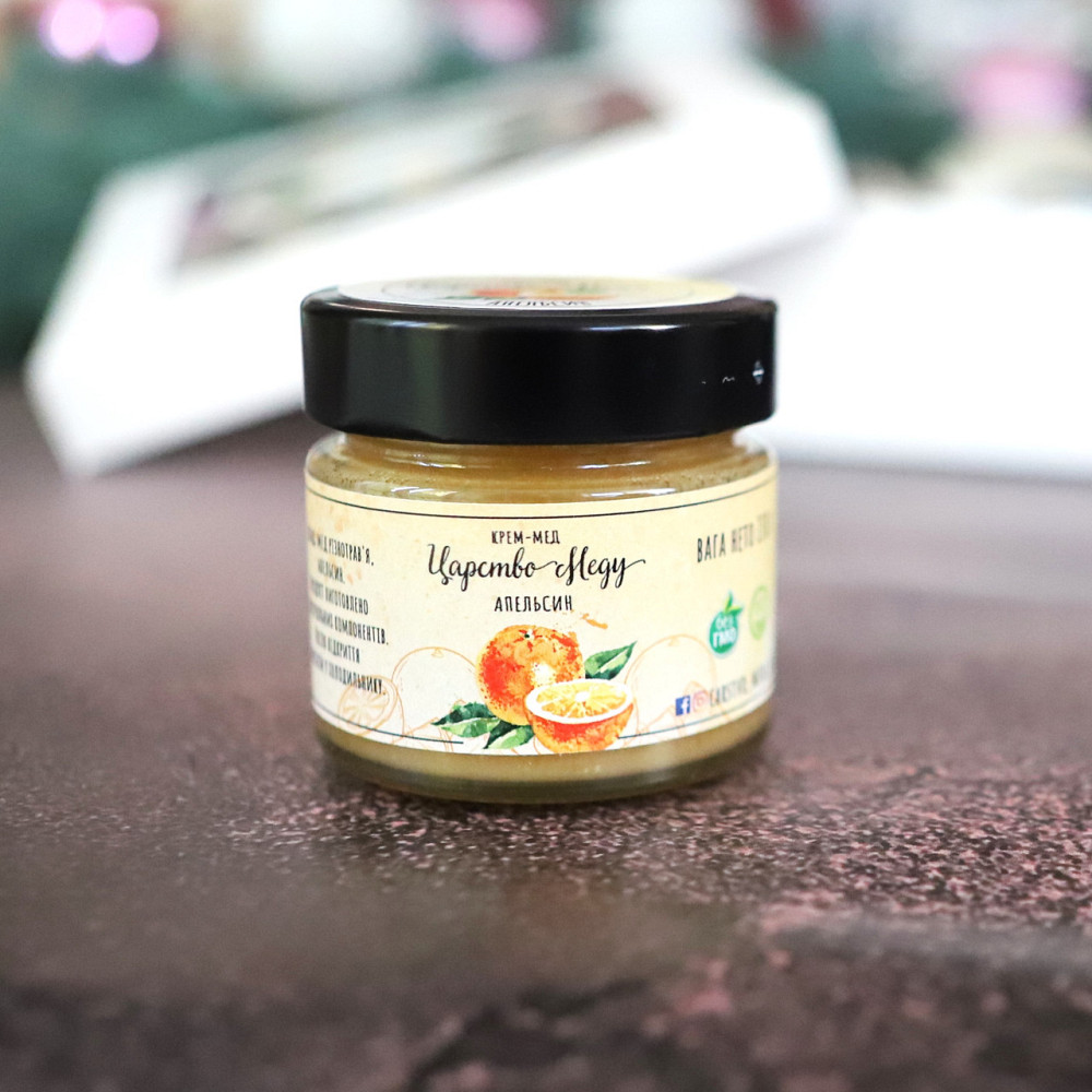 Крем мед з апельсином 130 грамів Одеса - фото 1