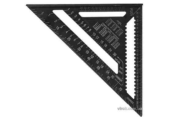 Кутник теслярський алюмінієвий YATO 300 мм [6/24/576] Одеса