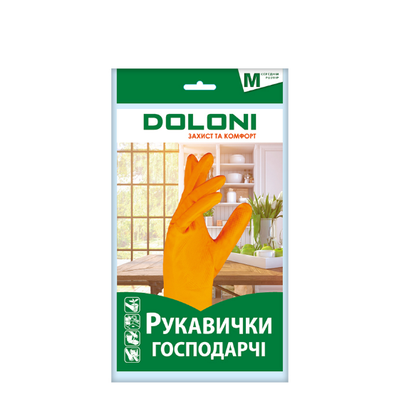 Рукавички 4545 господарські латекс р.8(M) ДКГ Житомир - изображение 1