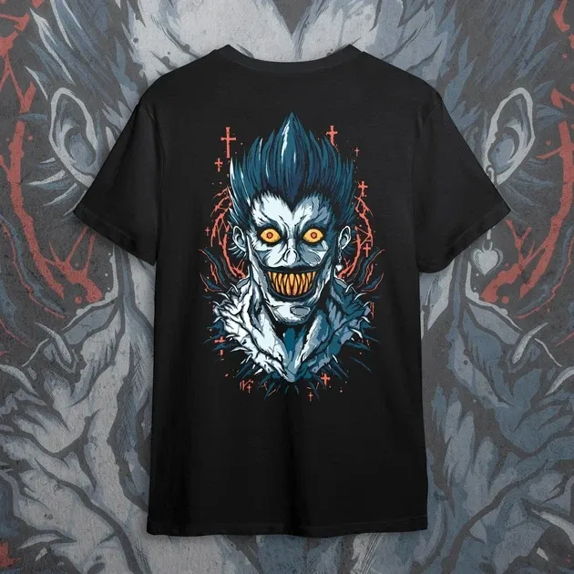 Футболка чоловіча з  принтом Тетрадь смерти Рюк Розмір 48 Anime0105 Дніпро - фото 1