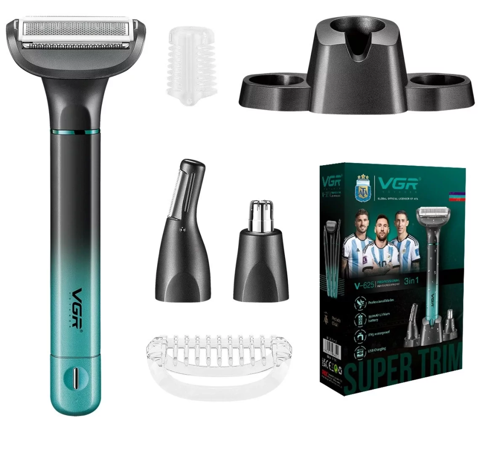 Мужской триммер VGR V-625 с насадками Винница - изображение 2