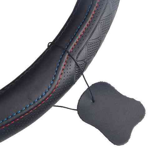 Чохол на кермо VLOD-24LC7 BK L чорний, один шов, зі шкіри, без отворів Харків