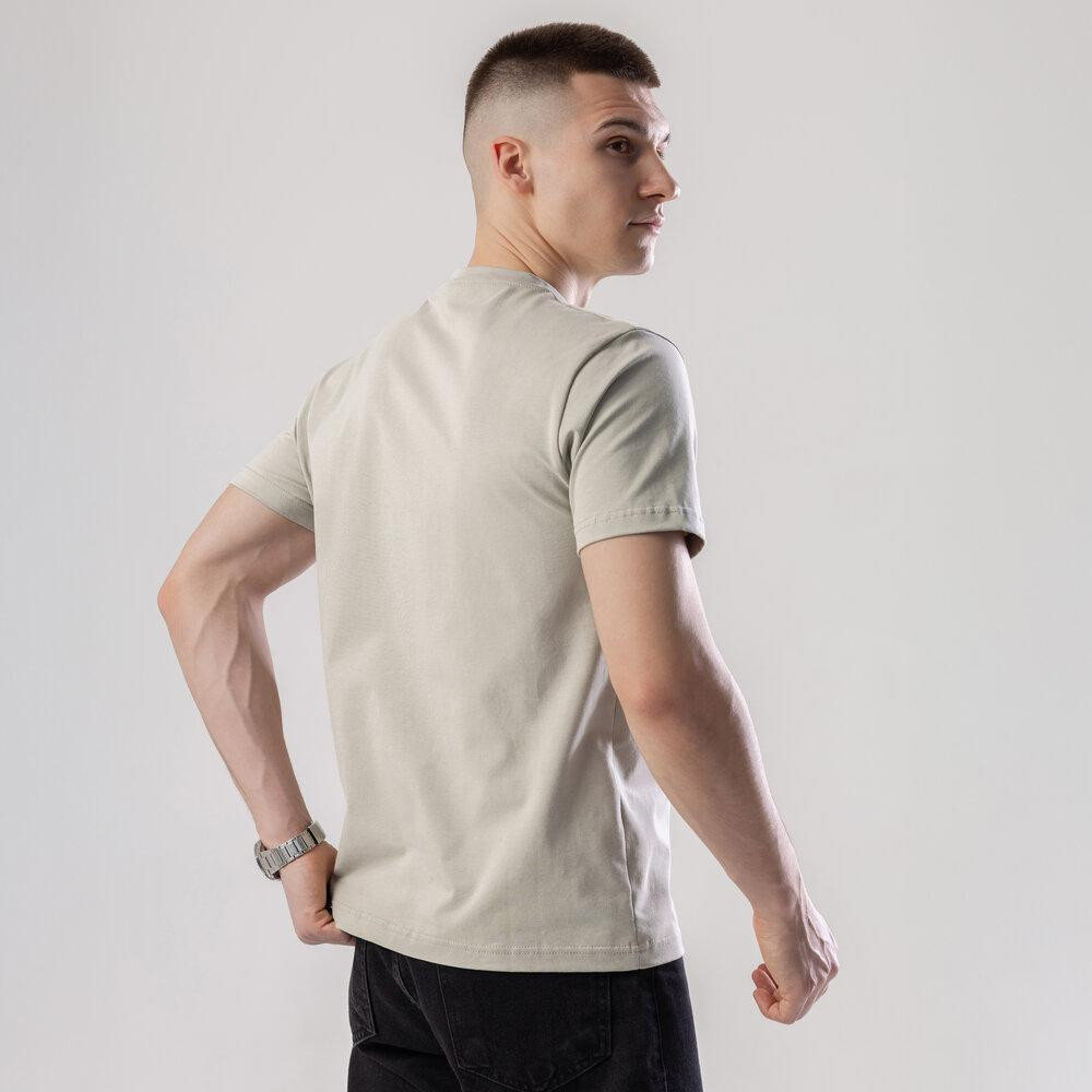 Футболка чоловіча однотонна світло-оливкова Pobedov Peremoga Київ - фото 3