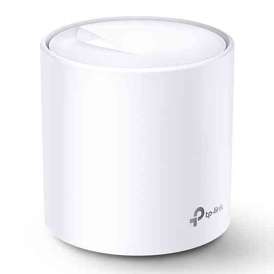 Домашня Mesh Wi-Fi система TP-LINK DECO X60 1PK AX3000 1xGE LAN 1xGE WAN MU-MIMO OFDMA (DECO-X60-1-PACK) Киев