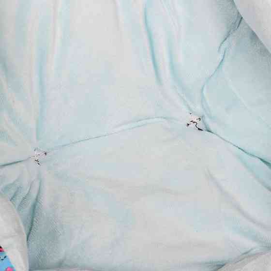 Лежак для котов собак круглый SY-2022-1208-97 Blue Owl M (50*18 см) Київ