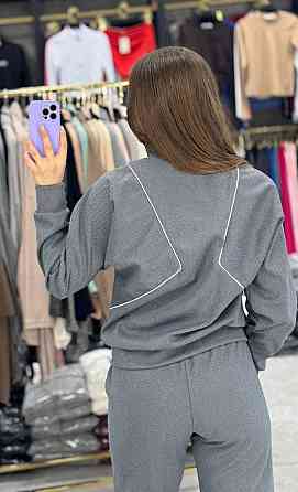 Стильний жіночий повсякденний костюм Кашемір на вовняній основі. Графіт, 46/48 Одеса