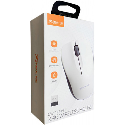 Мишка Xtrike ME GW-116 Wireless White (GW-116WH) Вінниця - фото 3