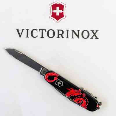 Нож Victorinox Spartan Zodiac 91 мм Червоний дракон (1.3603.3_Z3361u) Винница