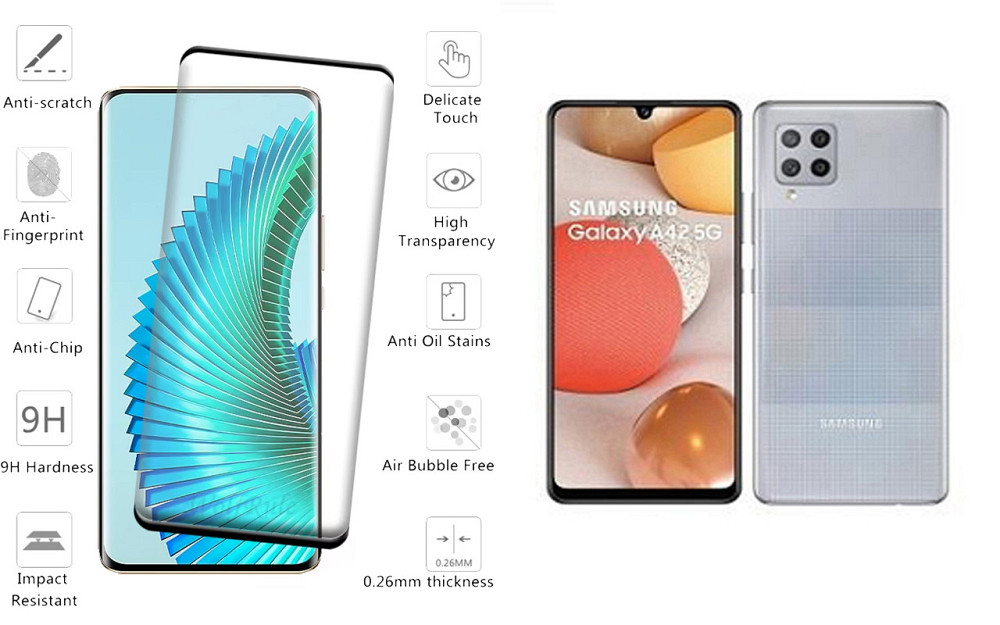 Захисне скло HyperGlass Pro для Samsung Galaxy A42 5G SM-A426B – максимальна чутливість та захист Київ - фото 2