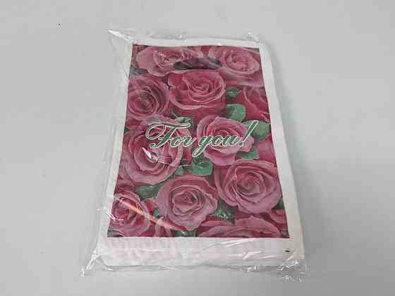 Пакети з вирубаною ручкою (20*30)"For you квіти (100 шт.) Харків