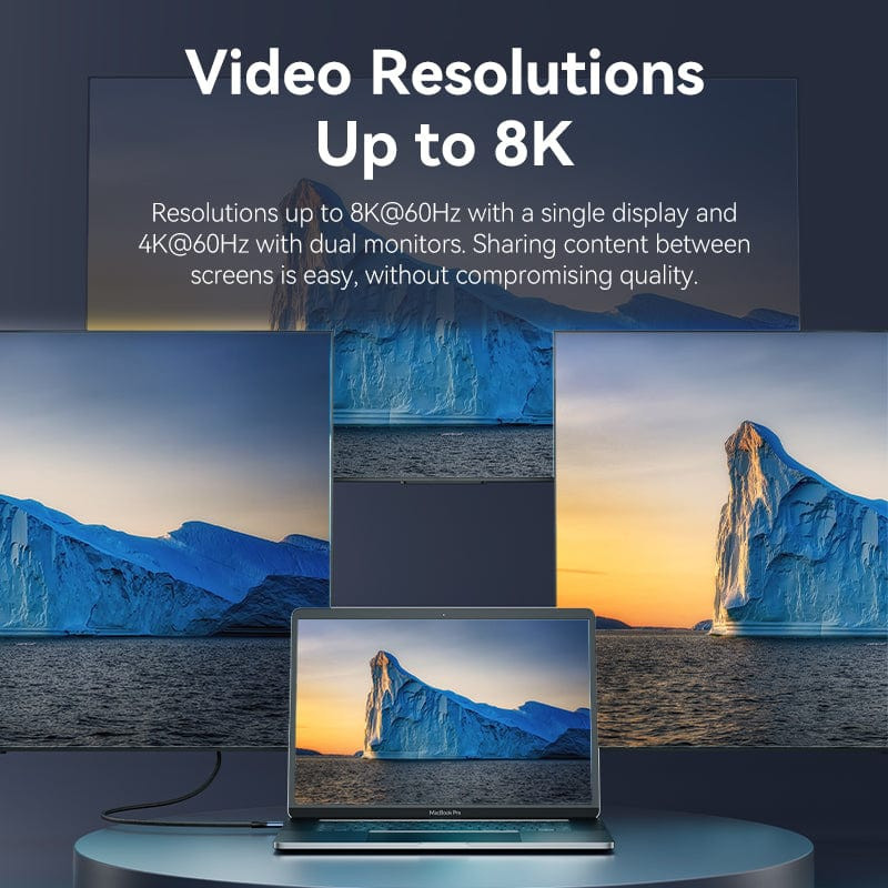 Кабель USB 4.0 Type-C M-M, 1.0 м 240W 8K60Hz Thunderbolt 4 Gray Aluminum Alloy Vention Вінниця - фото 6