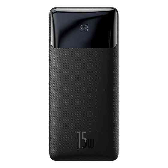Power bank (Зовнішній акумулятор) Baseus Bipow 15 W 30 000 mAh TereML-K01 (Чорний) Миколаїв