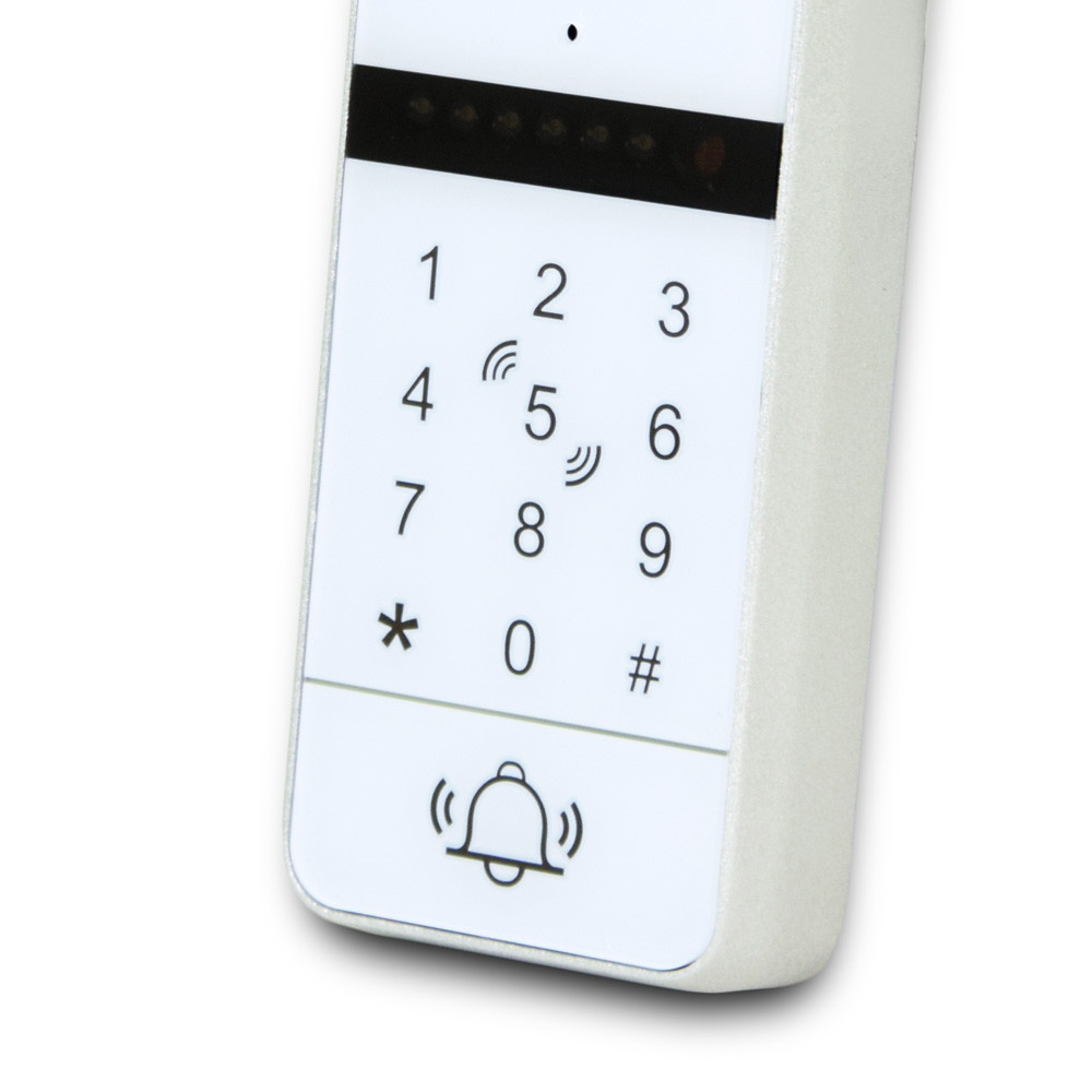 Відеопанель BCOM BT-400FHD-AC White з вбудованою клавіатурою і зчитувачем Mifare Київ - фото 4