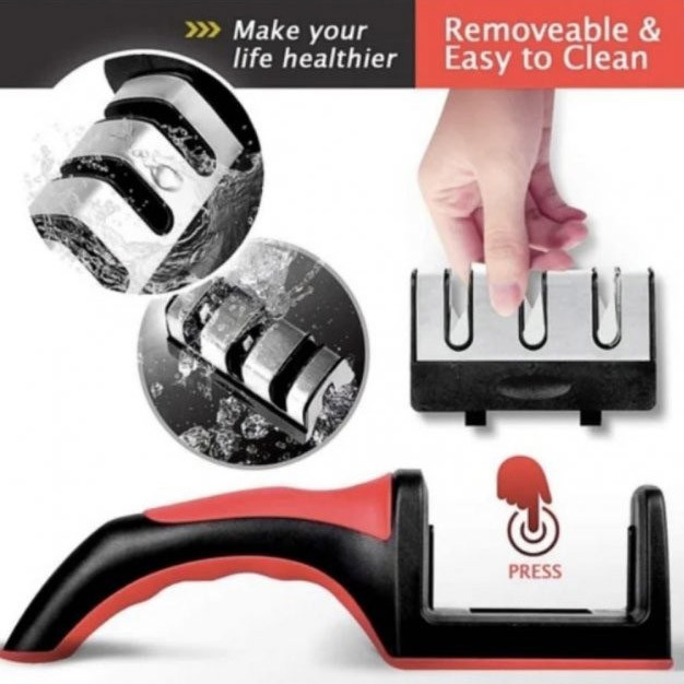 Хорошая точилка для кухонных ножей, Ножеточка ручная, Станок для заточки на кухню AS-56 Львов - изображение 18