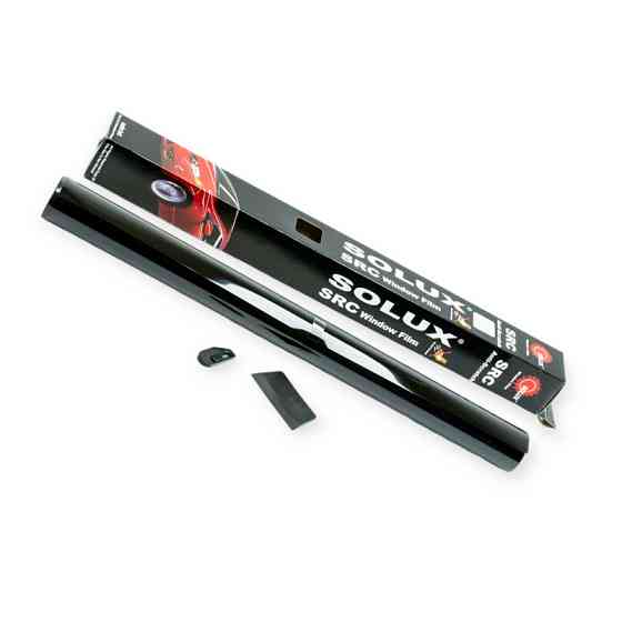 Плівка тонувальна solux 0.5x3m super dark black 3% (src антиподряпин) Мукачево