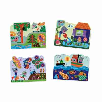 Набор для творчества Djeco Что спрятан в саду художественный комплект для рисования водой (DJ09063) Винница