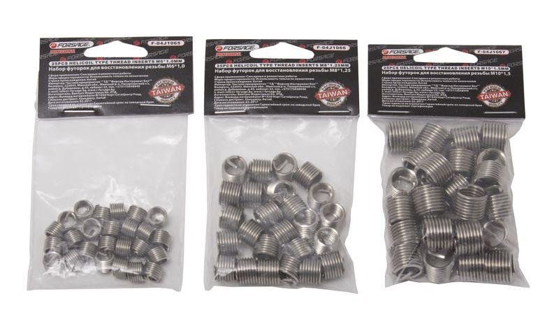 Набір футорок для відновлення різьблення М8Х1.25, 25пр. Одеса - фото 1