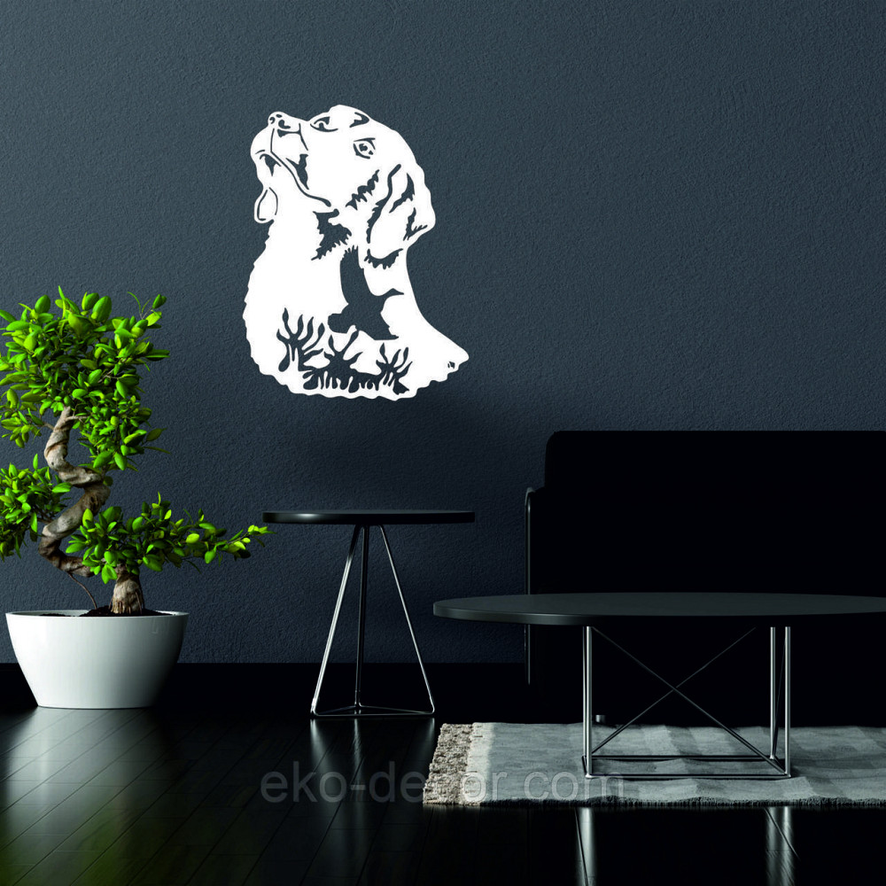 Декоративное настенное 3D Панно «Охота» Декор на стену с объемом 110*84 см, Белый Киев - изображение 2