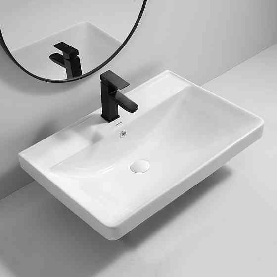 Раковина меблева MIXXUS PREMIUM STYLE-1502 700х480х190mm з отвором під змішувач та переливом  ( MP6499 ) 30530 Харьков