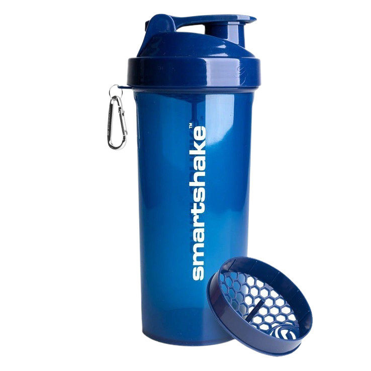 Шейкер спортивний Smartshake Lite 1000ml Glossy-Navy Blue Луцк - изображение 1
