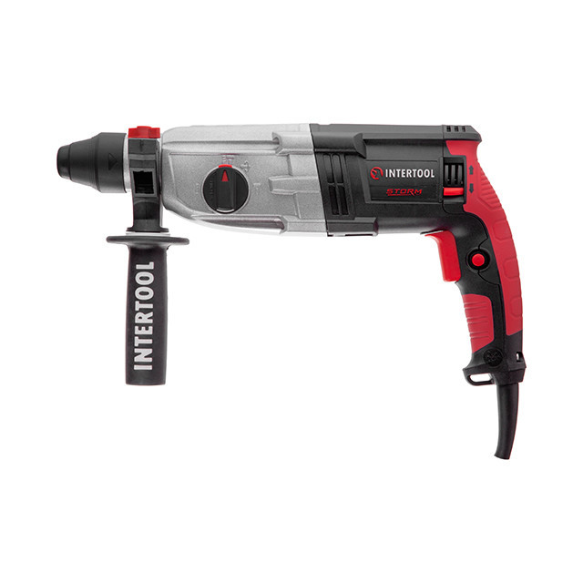 Перфоратор, 1,0 кВт, 3,2 Дж, 0-1300 об/хв, 0-5100 уд/хв, 3 режими, металевий корпус редуктора INTERTOOL WT-0172 Київ - фото 10