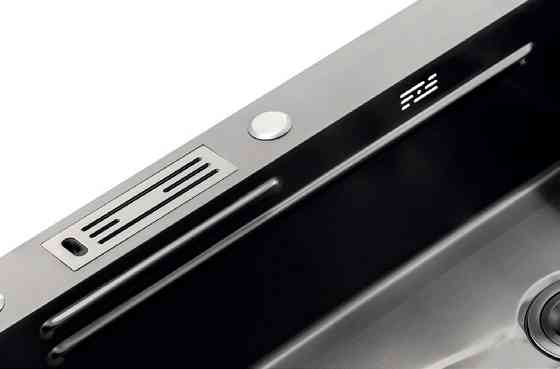 Мийка Mixxus Premium MH7545-SET-05 NANO-BLACK (3.0/0.8) комплект (графіт) (MX9632) Київ