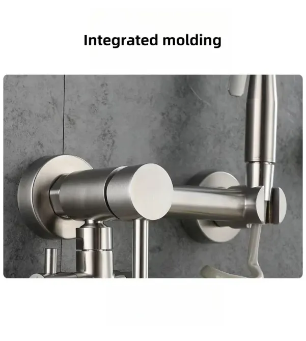 Змішувач для гігієнічного душу настінний Zerix SUS 222 з нержавіючої сталі (ZX4744) Чернівці - фото 3