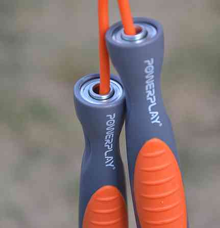Скакалка PowerPlay 4204 Classic Jump Rope Помаранчева (2,7m.) Луцьк