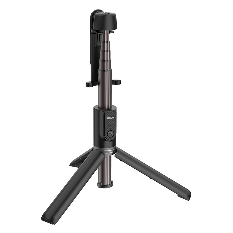 Селфи палиця бездротовий монопод-штатив Hoco K11 Tripod Selfie Stand Bluetooth (Чорна) Миколаїв - фото 2