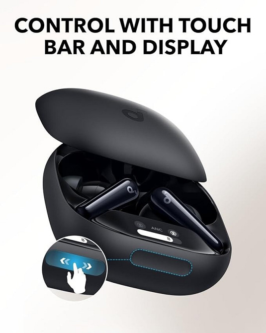 Bluetooth-гарнітура Anker SoundCore Liberty 4 Pro Black Matte (A3954G11) ( Чорний ) Харків - фото 11