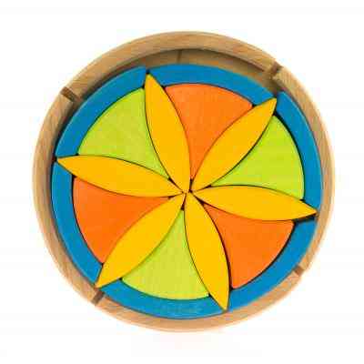 Конструктор Nic деревянный Цветок (NIC523062) Винница