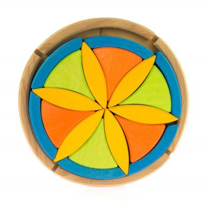 Конструктор Nic деревянный Цветок (NIC523062) Винница - изображение 1