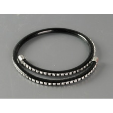 Черный браслет на руку со стразами Киев - изображение 1