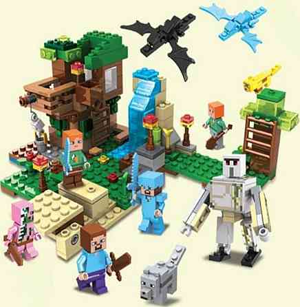 Конструткор Майнкрафт minecraft сумісний Лего Lego шахта село база. Київ